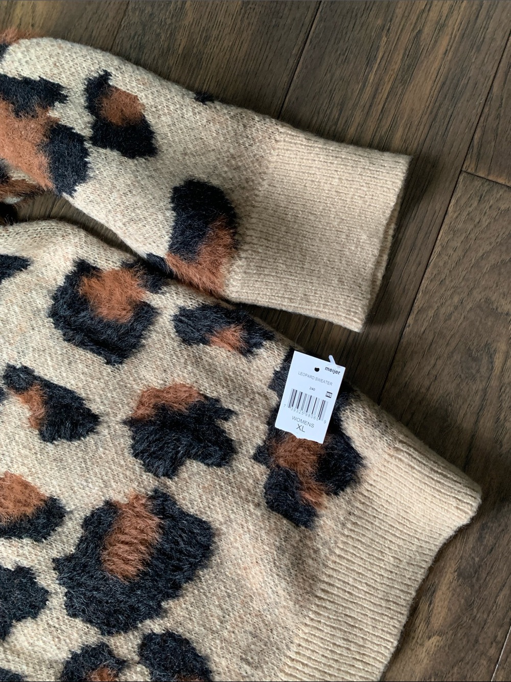 Grace Karma Stylish & Elegant Women’sLeopard-Print Crewneck Sweater. NWT.Size:XL - Picture 6 of 9